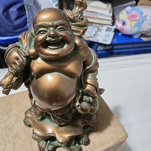 Bronze Laughing Buddha Statue